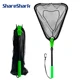 Red de aterrizaje plegable triangular ShareShark con mango telescópico