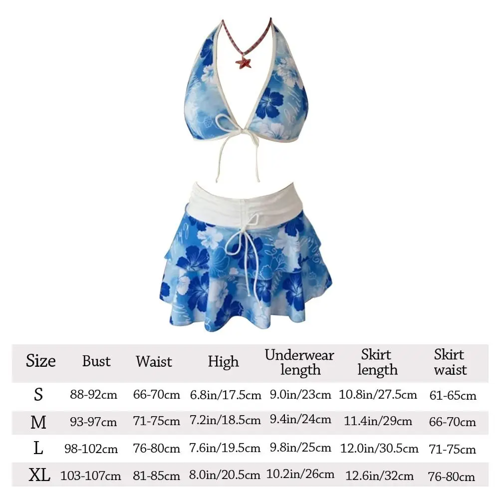 Bikini floral de triángulo con estampado veraniego