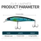 ShareShark Wobbler Minnow para lubina y lucio – señuelo artificial - imagen 4