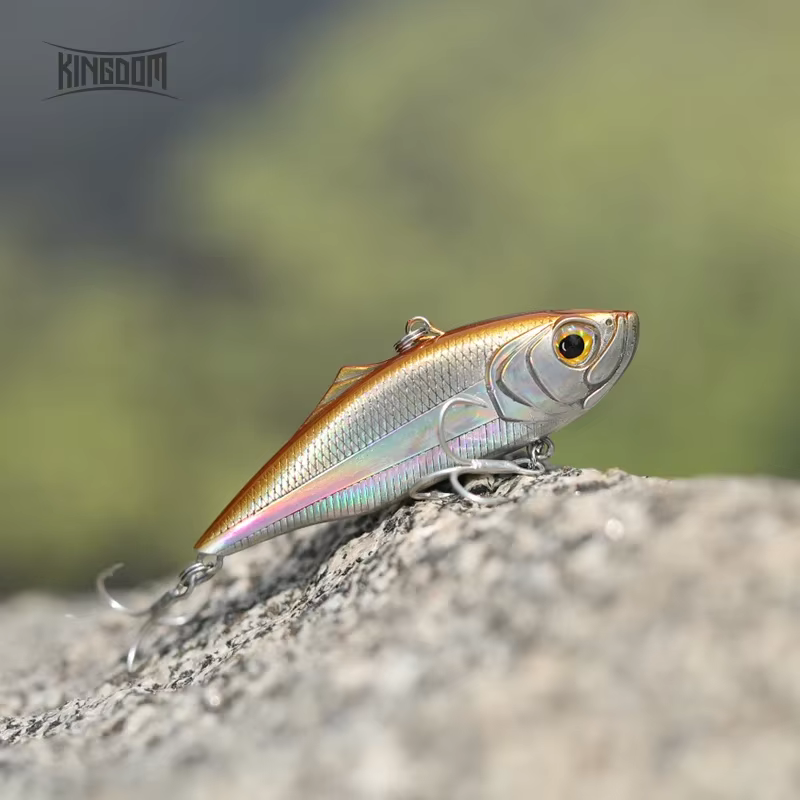 Kingdom VIB Wobbler hundido 75mm - Cebo duro para hielo de pesca