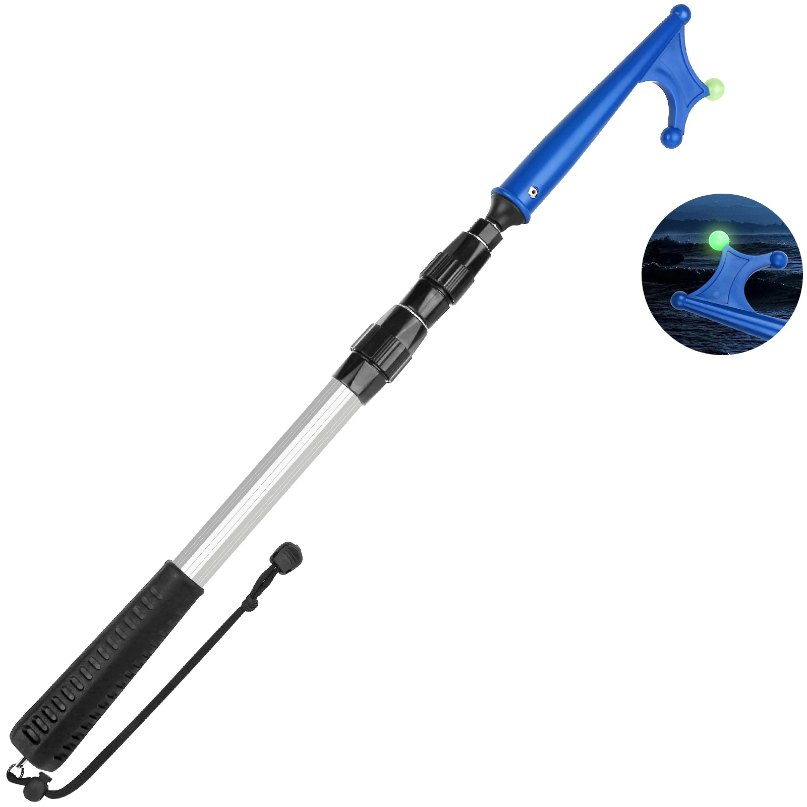 Gancho telescópico Sanlike – Aluminio antideslizante para pesca