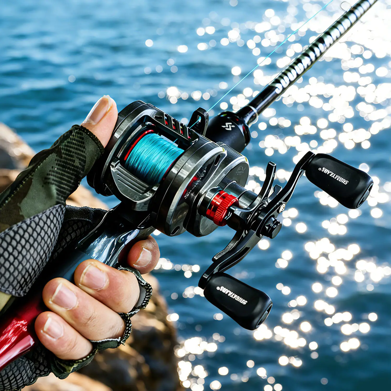 Carrete de pesca redondo SOUGAYILANG DC con freno electrónico - imagen 5