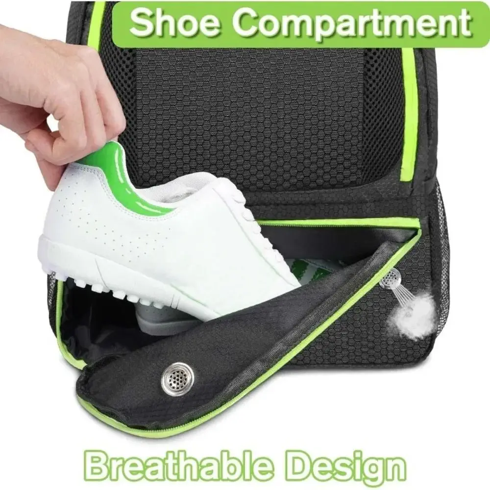 Bolsa fútbol impermeable con soporte pelota y compartimento zapatos - imagen 2