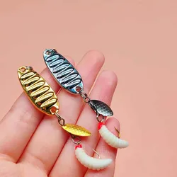 Cucharas jigging spinner con lentejuelas para trucha y salmón