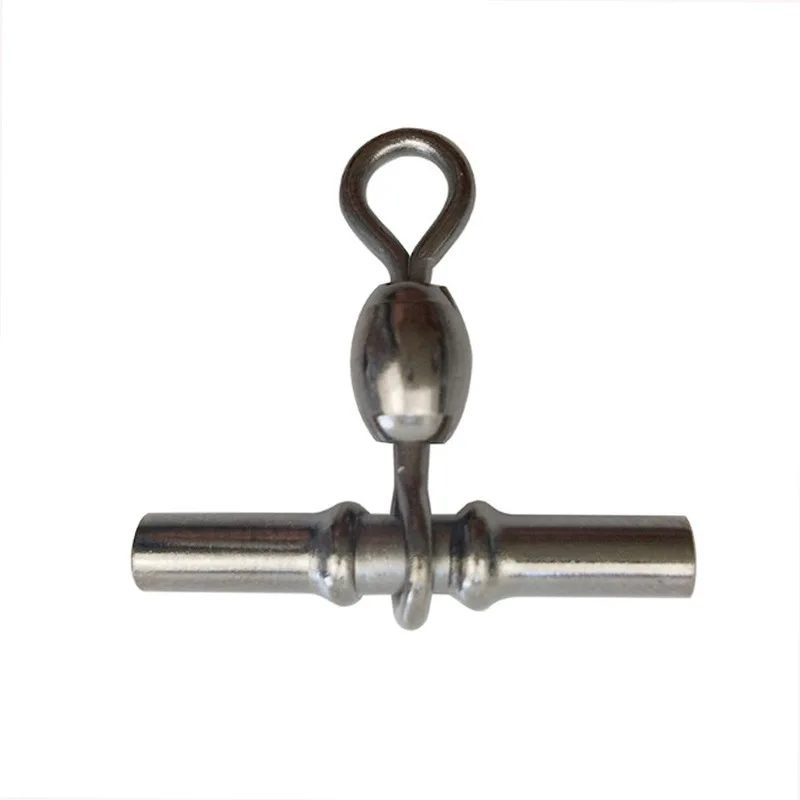 Conectores giratorios de cobre de 3 vías para montajes de pesca