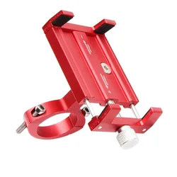 Soporte móvil bicicleta aluminio antivibración ajustable anticaídas