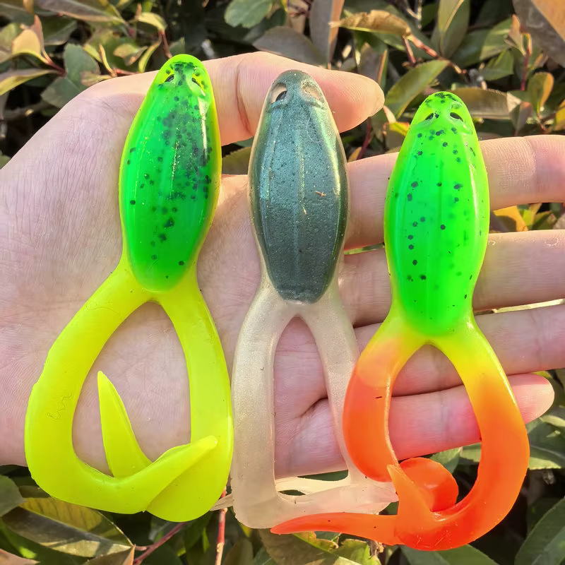 Resultado de pesca con cebo de rana en cubierta densa