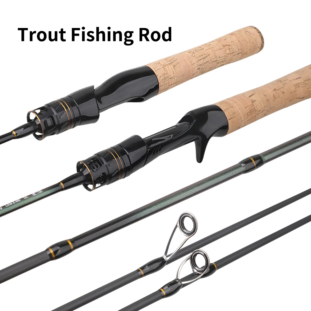 Caña ROLLFISH Ultra Light para Trucha – Punta Sólida Sensible UL