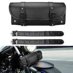 Alforjas Harley Sportster de cuero sintético para horquilla y trasero