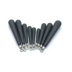 Plomos tungsteno negro para lubina: tiro caído flaco