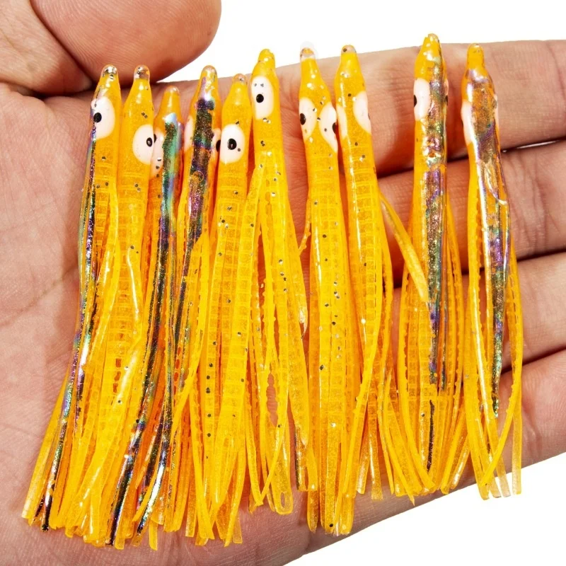 Faldas de calamar luminosas 8cm para atún - imagen 3