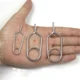 Alicates hackle de acero inox Vtwins para atar moscas y clips - imagen 3