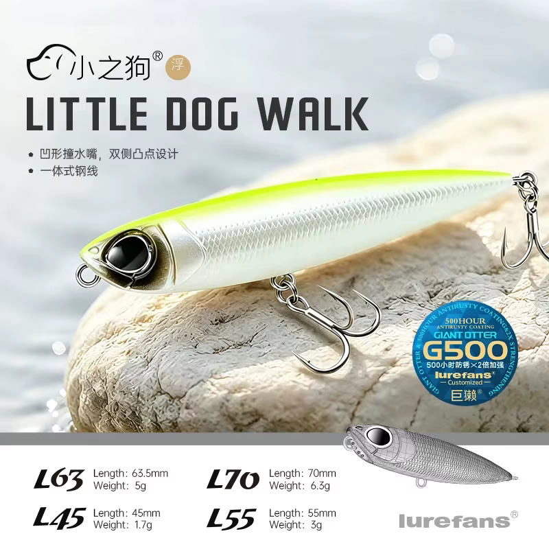 Lurefans Wobbler Pencil Minnow – Señuelo flotante artesanal