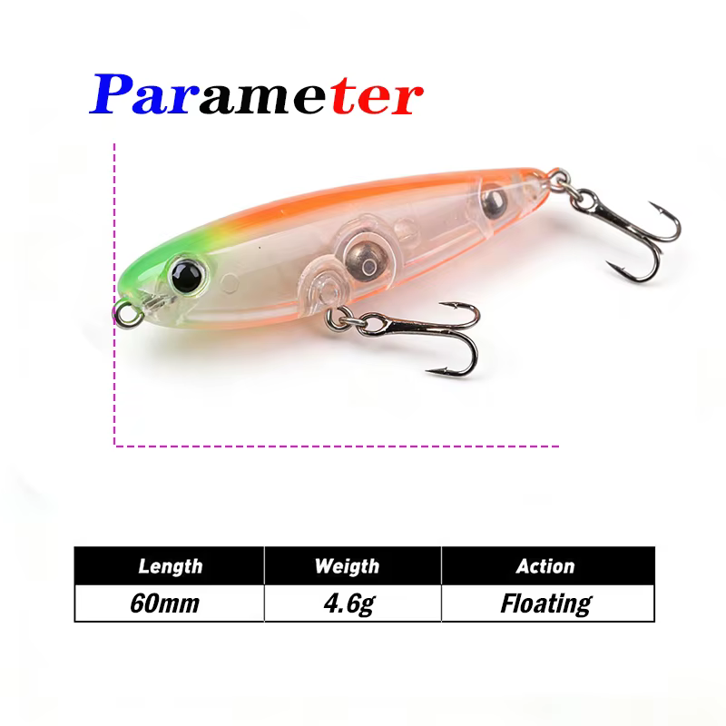 Testar Topwater Pencil señuelo de superficie para lubina salada - imagen 2