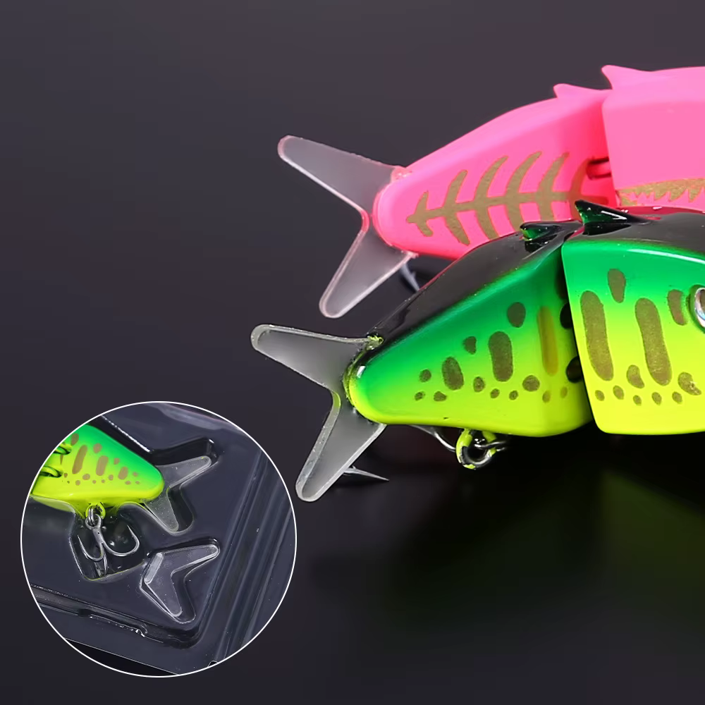 Glide Bait de hundimiento lento – Movimiento en S para lubina y trucha