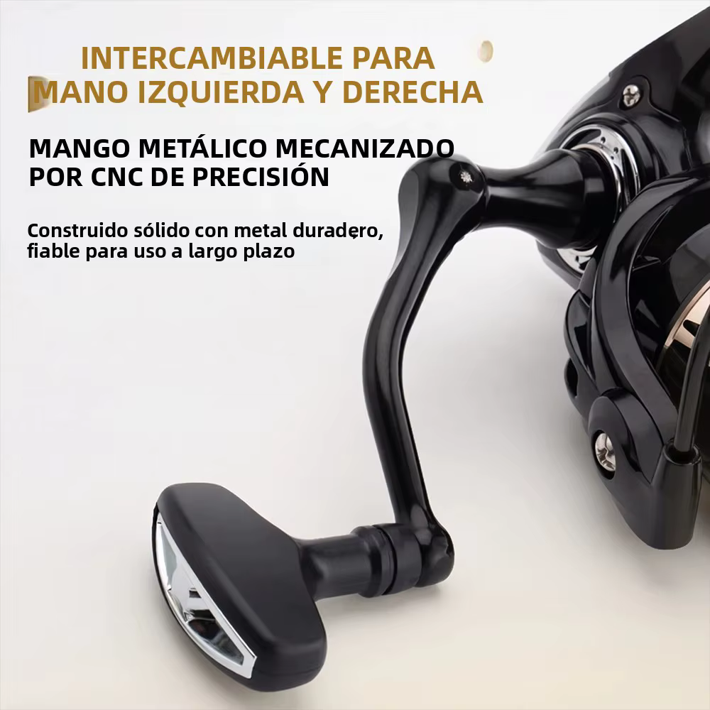 Huidiao Carrete Spinning 4000 Metal Lance Largo - imagen 3