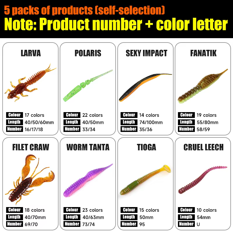 Kit de vinilos Supercontinent para pesca de depredadores - imagen 3