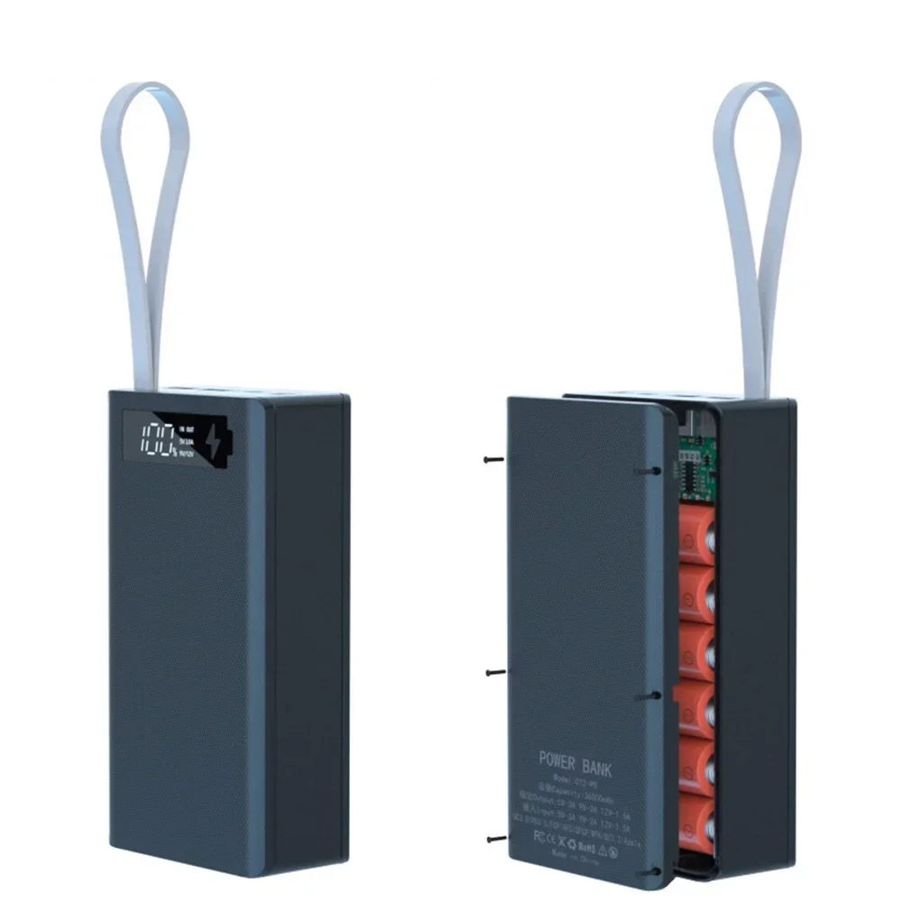 Cargador baterías con puertos USB, pantalla LCD e inalámbrica rápida - imagen 4
