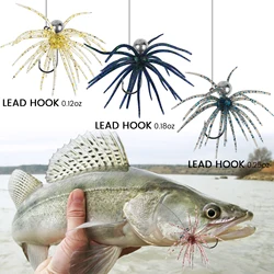 Cebo vinilo erizo flotante con anzuelo jig FREE FISHER