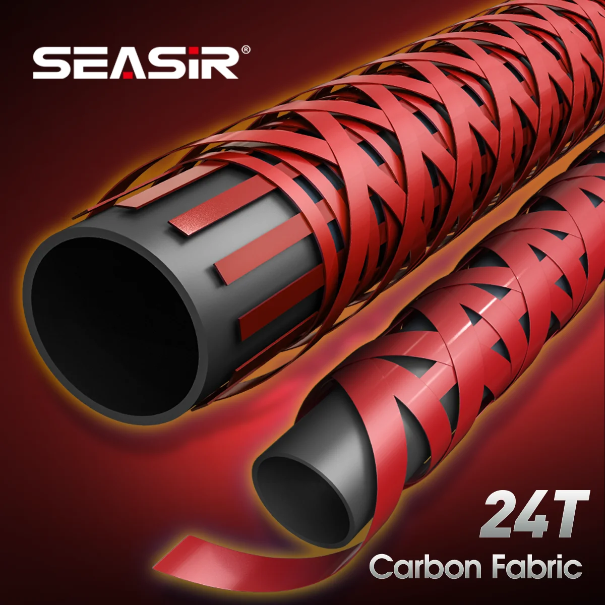 SEASIR SYNCO Caña de carbono universal para agua salada - imagen 3