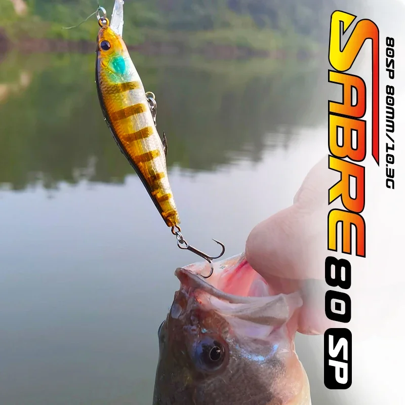 Tsurinoya 80SP Jerkbait – 80mm 10,3g Flotante para Lucio - imagen 5