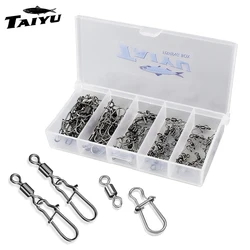 Conectores de pesca TAIYU – Giratorios con rodamiento de acero inoxidable