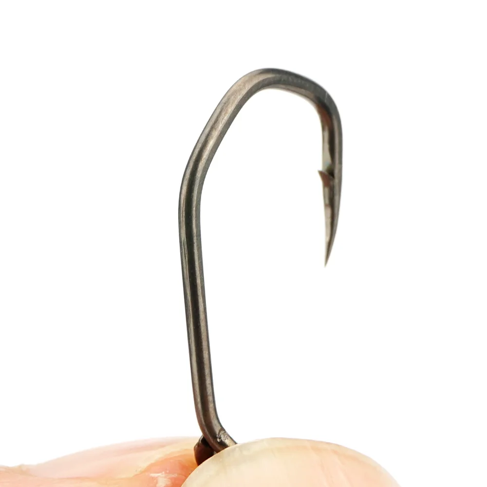 Anzuelos de carpa con púas Hirisi recubiertos PTFE, acero carbono - imagen 5