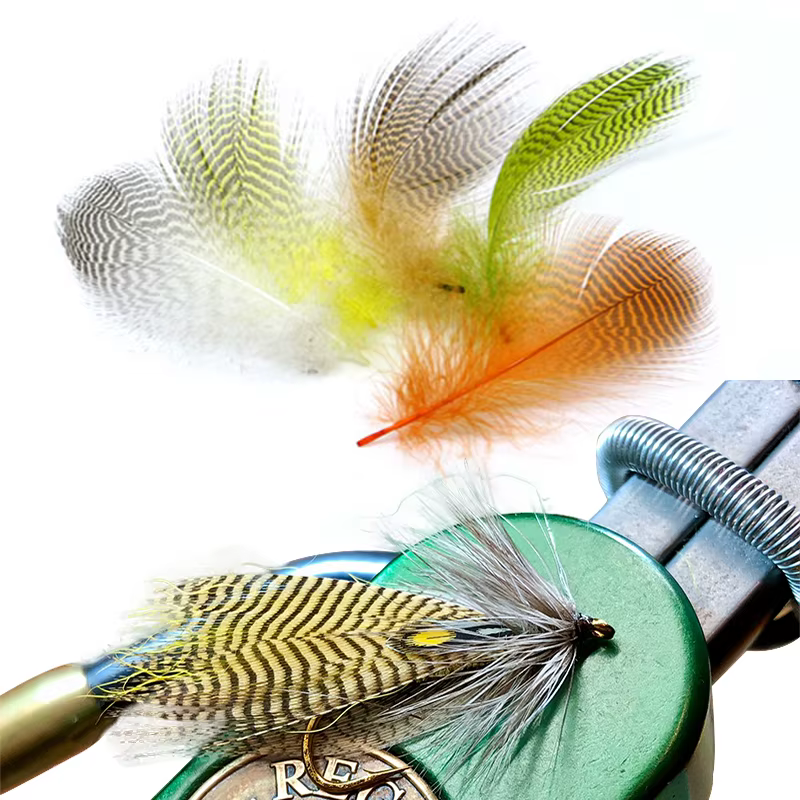 Royal Sissi Plumas de Ala Cerceta – 5 colores para moscas húmedas - imagen 5