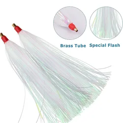 Mylar Flash Teaser – Bucktail señuelo trolling agua salada