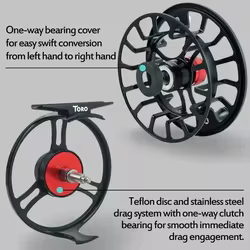 Carrete Mosca TORO Maximumcatch – Ultraligero CNC para Trucha