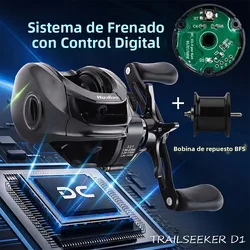Carrete ultraligero BFS Huidiao TRAILSEEKER D1 sin juego para lubina