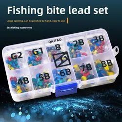 Set plomos boca abierta para pesca en el mar
