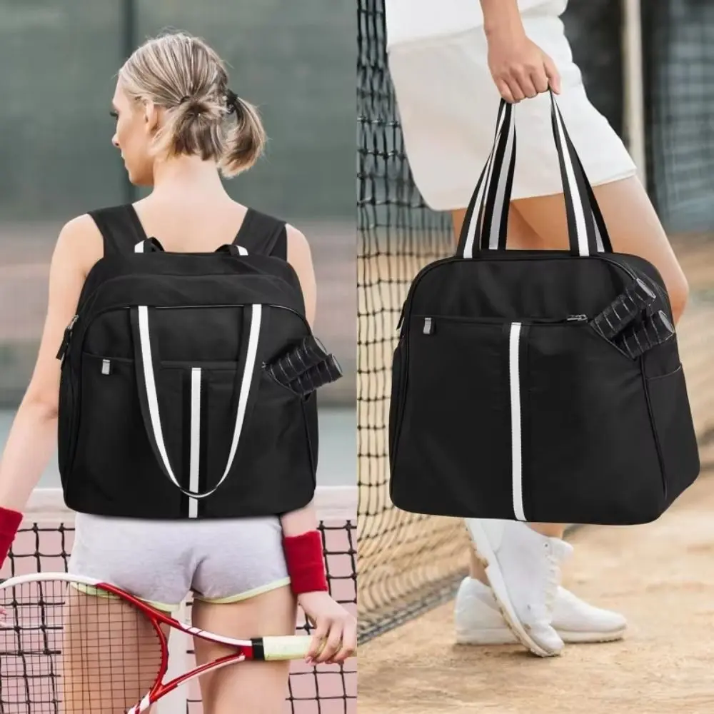 Bolsa hombro pickleball nailon impermeable con compartimento calzado