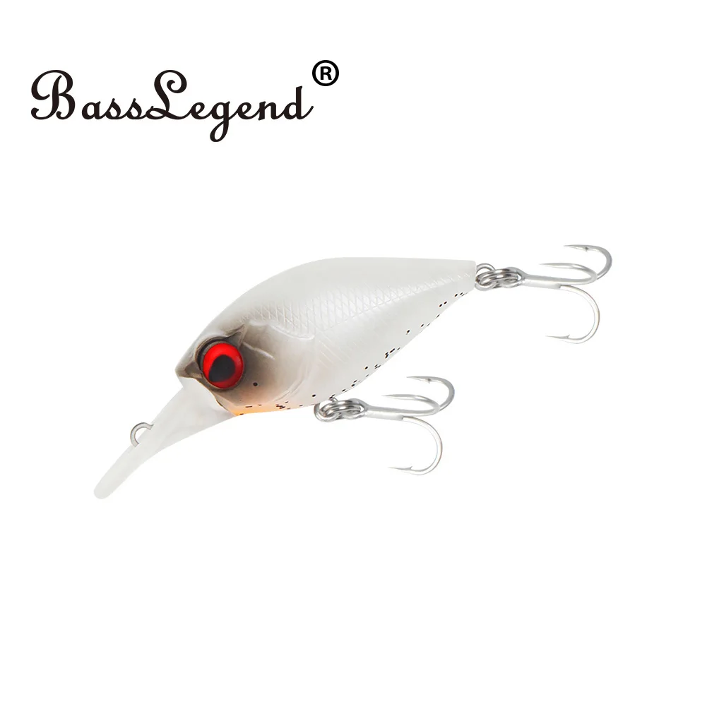 BassLegend Crankbait cuadrado para trucha y lubina de poca agua