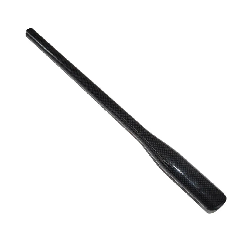 Agarre decorativo de tubo cónico de carbono 1K vista frontal
