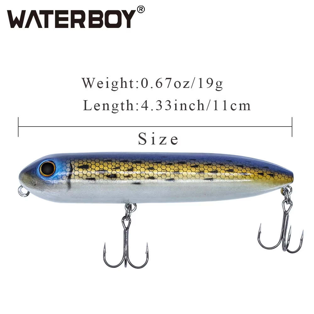 WATERBOY Doggy Walk Popper 13cm – Señuelo flotante acción - imagen 2