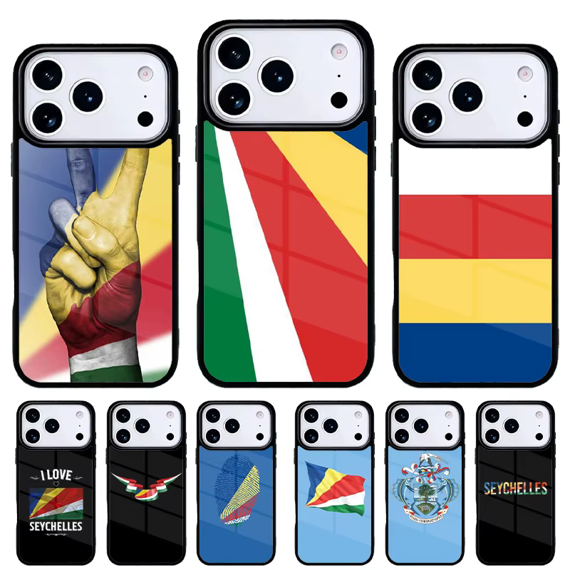 Funda bandera Seychelles para iPhone 15 Pro Max – Carcasa trasera
