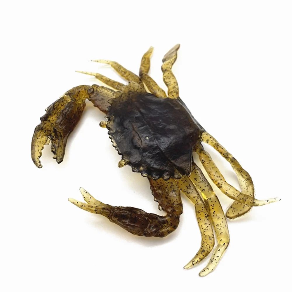 Señuelos de silicona cangrejo biónico con jig head y anzuelo afilado - imagen 3