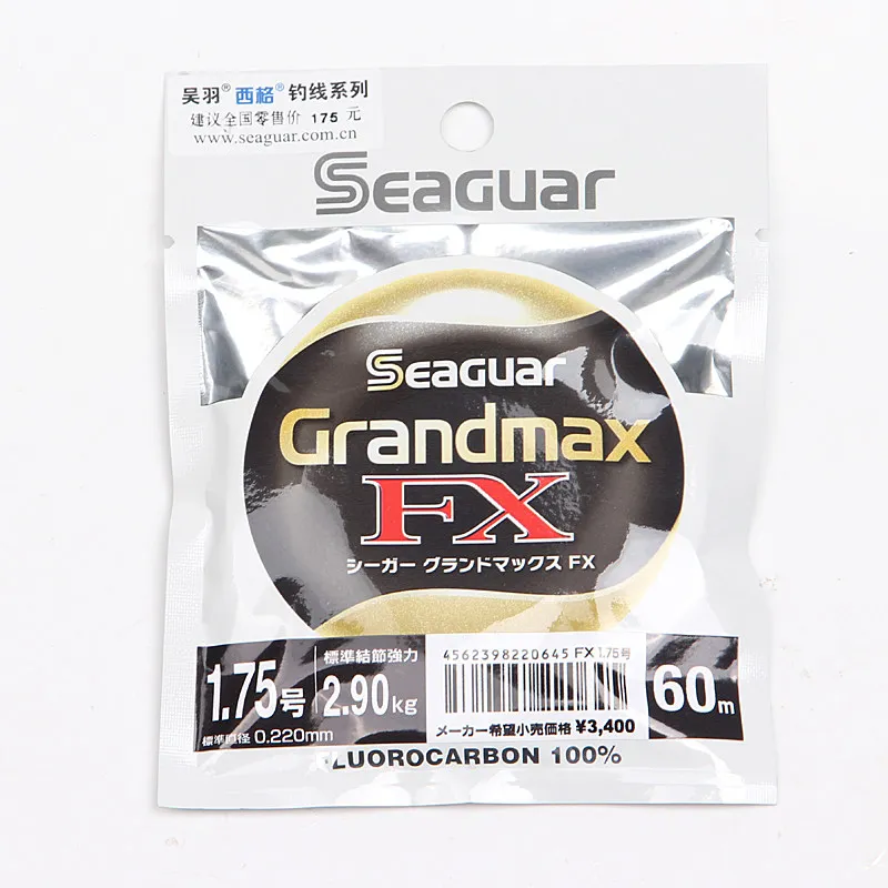 Línea fluorocarbono Seaguar Grandmax FX Fluoro líder FC transparente - imagen 4