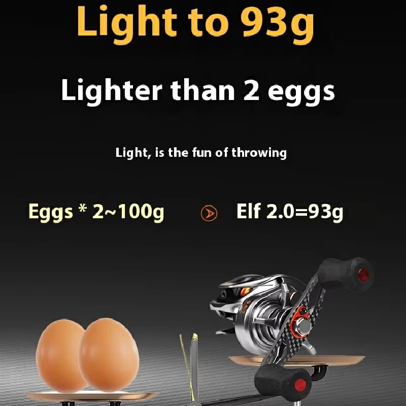 Carrete Baitcast Cadence Elf II 5,6 – Super Mini ultraligero - imagen 2
