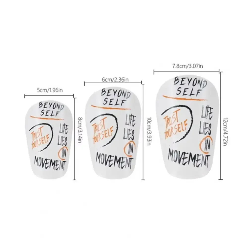 Mini espinilleras para fútbol, diseño ligero