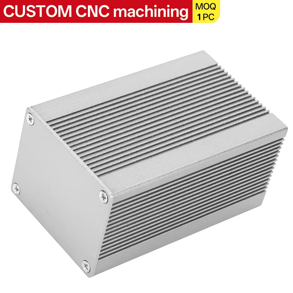 Carcasa CNC de aluminio con disipador para electrónica - imagen 2