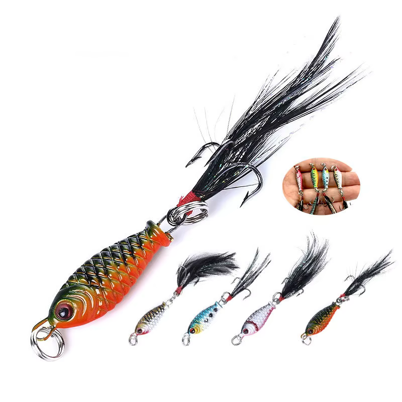 Micro Jig de Plomo – Señuelo Pez para Pesca Agua Dulce en Lagos - imagen 3