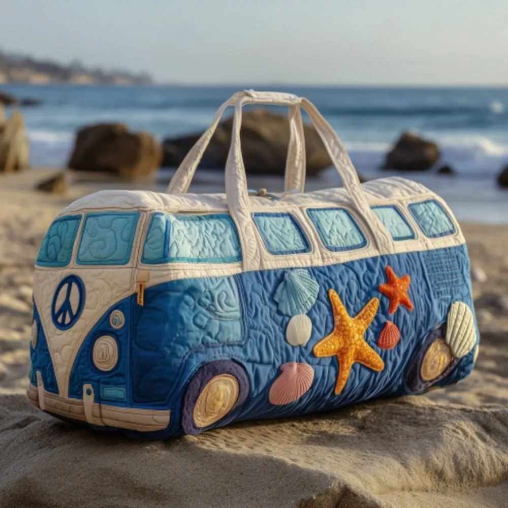 Bolsa de lona acolchada con correa ajustable y diseño 3D – Viaje - imagen 5
