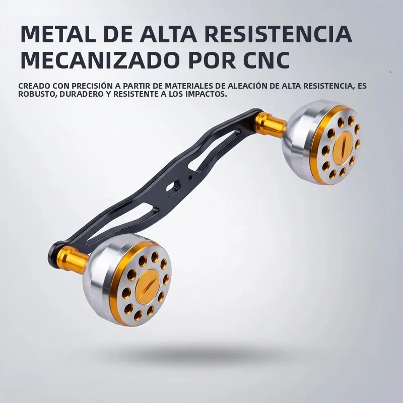 Manivela de repuesto para carrete baitcasting doble brazo basculante - imagen 2