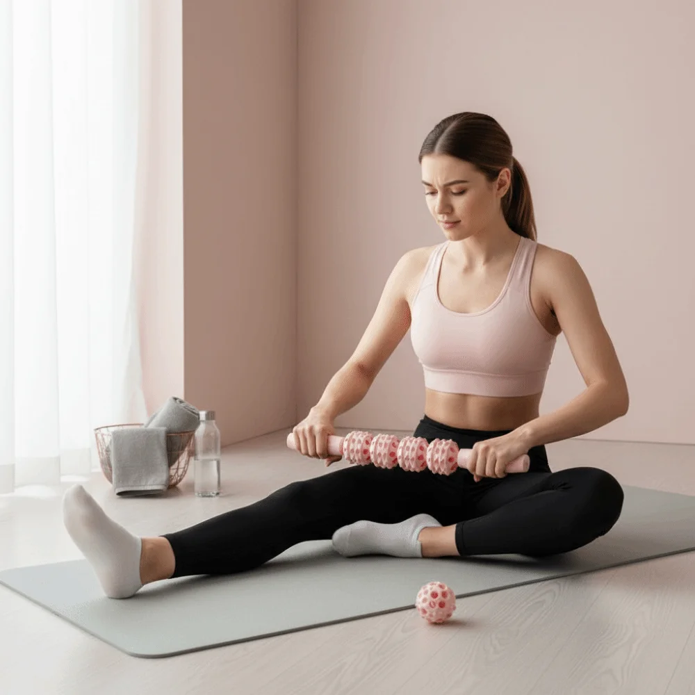 Rodillo de masaje muscular profundo para fascia y recuperación - imagen 3
