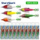 ShareShark Señuelo de calamar con tentáculos y anzuelo paraguas - imagen 2