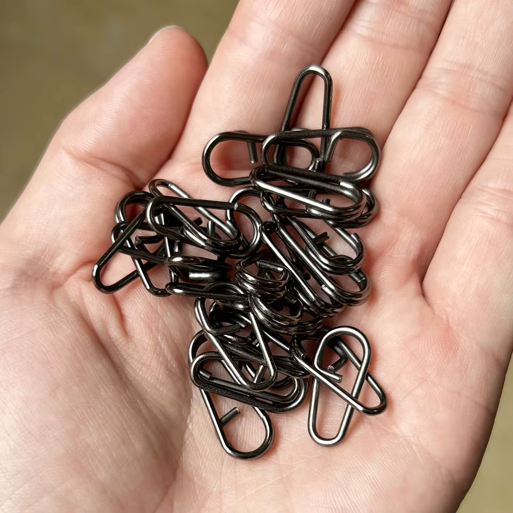 Anillos divididos inoxidable DNDYUJU snap para señuelos agua salada - imagen 3