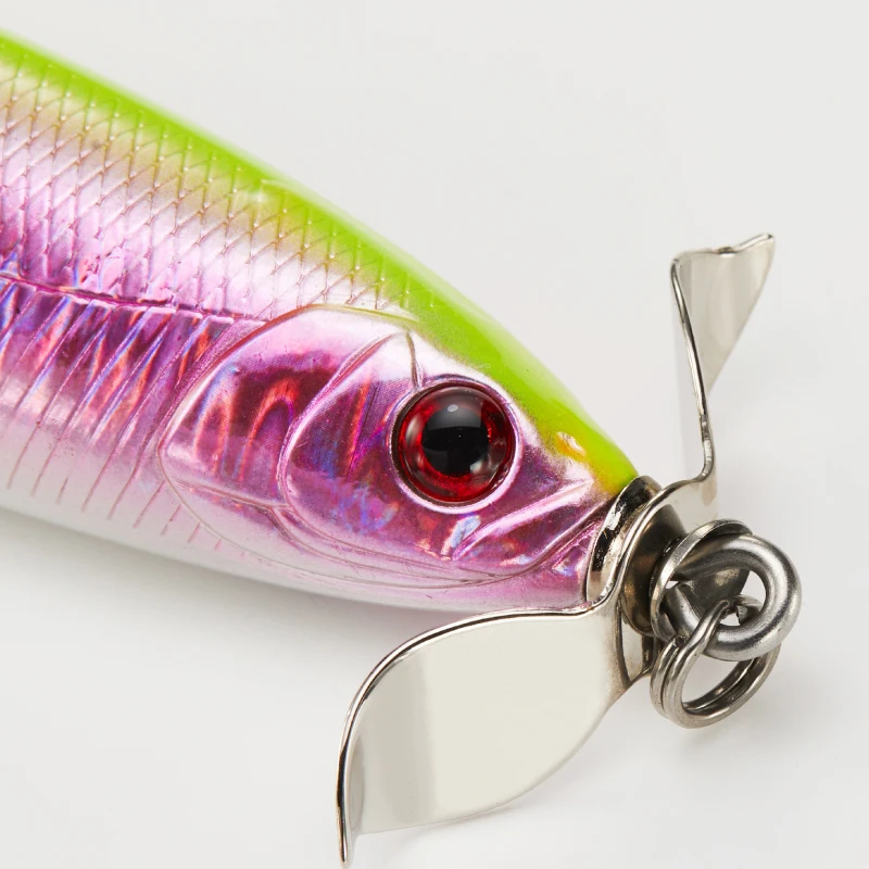 LUREHOLIC Popper doble tractor topwater para salpicaduras – cebo duro - imagen 3