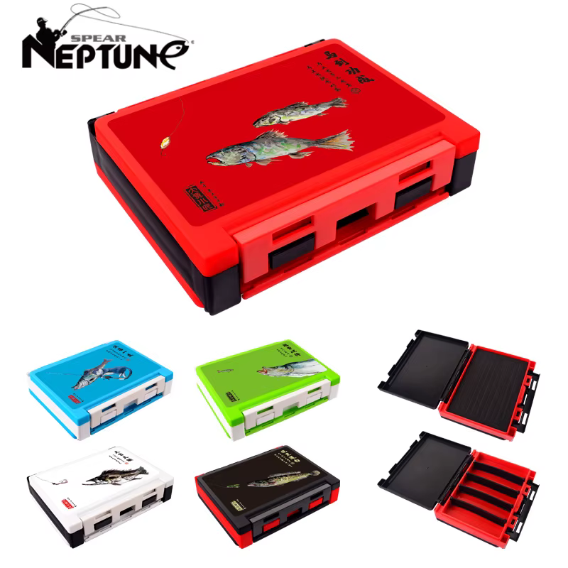 Caja Compacta Aparejos Pesca con Señuelos y Cucharas Giratorias - imagen 5